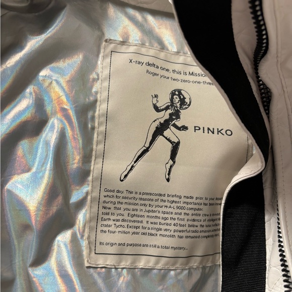 Pinko leather crocodile jacket - Picture 2 of 5